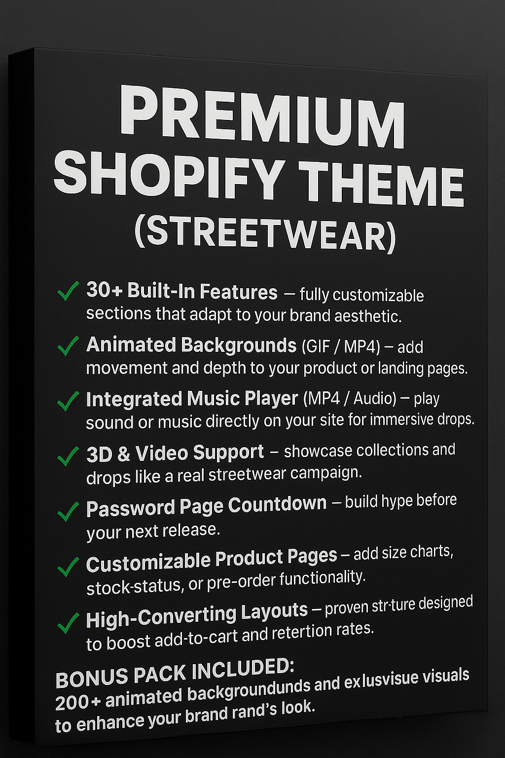 Streetwear Shopify Theme (Premium Version)